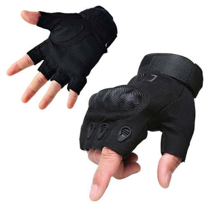 Half Finger Hard Knuckle Gloves Tactical