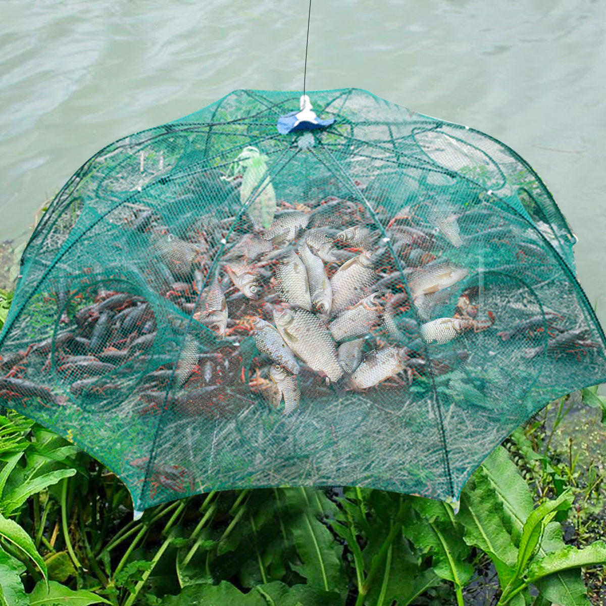 4-20 Holes Automatic Fishing Net
