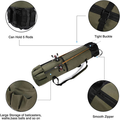 Cylinder Fishing Rod Bag
