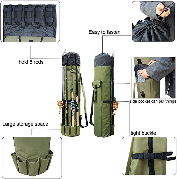 Cylinder Fishing Rod Bag