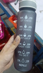 Sports Water Bottle 1000ml Bounce Cover Straw
