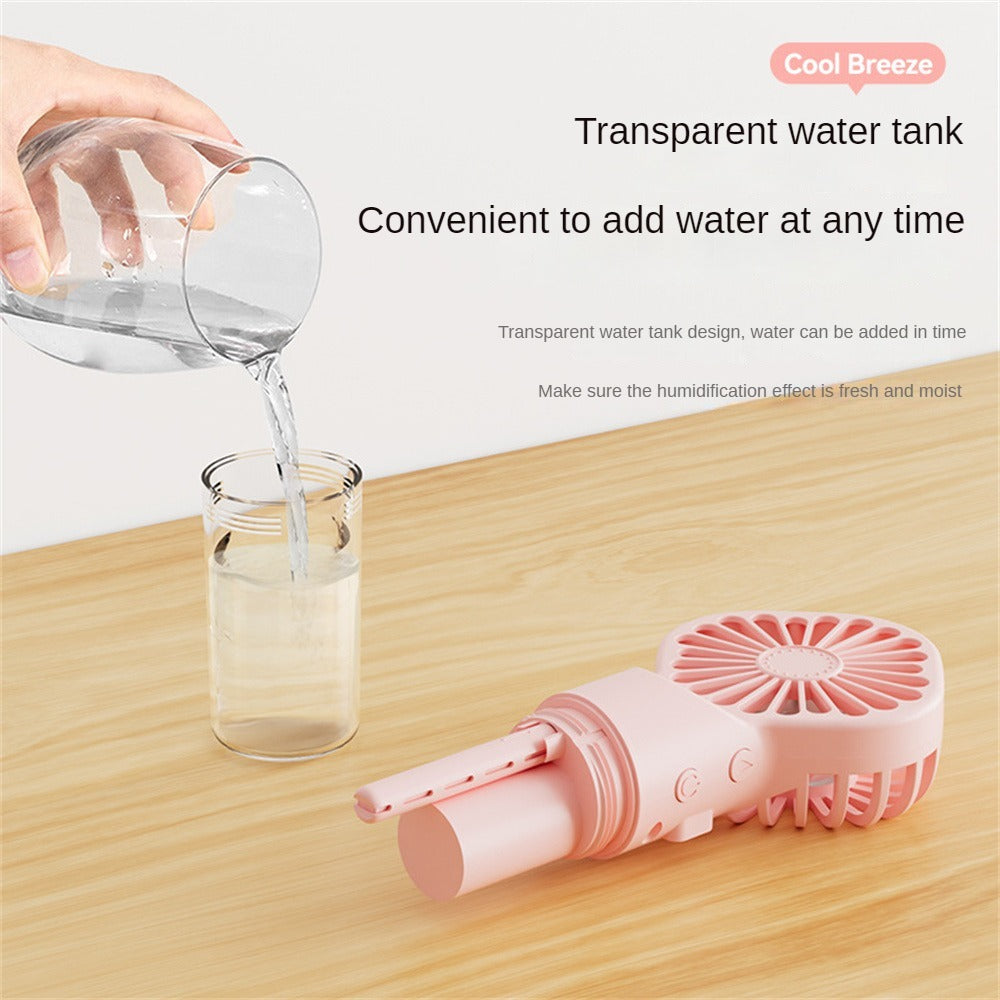 Portable USB Mist Fan Humidifier